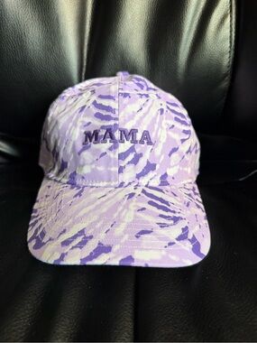 Magellan Outdoors MAMA Women's Seersucker Snapback Hat Cap OSFM Purple/Lavender